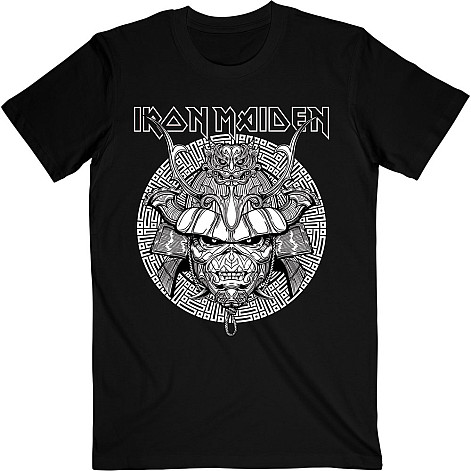 Iron Maiden tričko, Senjutsu Samurai Graphic White Black, pánske