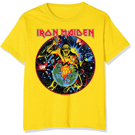 Iron Maiden tričko, World Piece Tour Circle Yellow, pánske