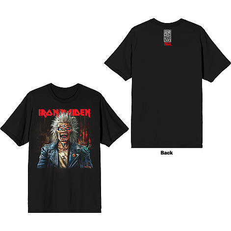 Iron Maiden tričko, Est. 1975 Eddie Scream Portrait BP Black, pánske