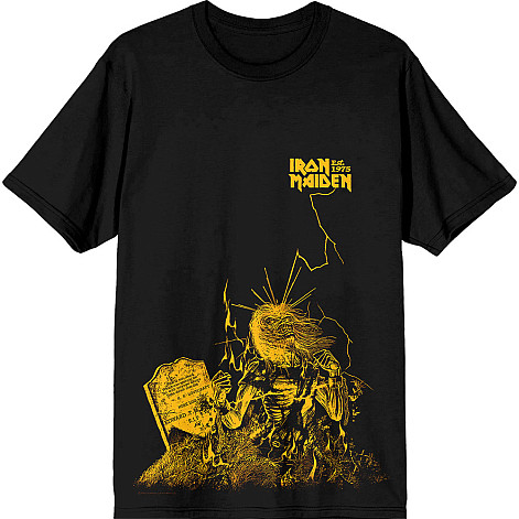 Iron Maiden tričko, Est.1975 Life After Death Lightning Black, pánske