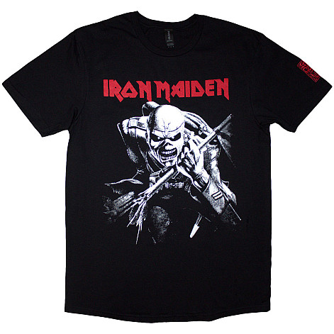 Iron Maiden tričko, 50 Trooper Charge White Black, pánske