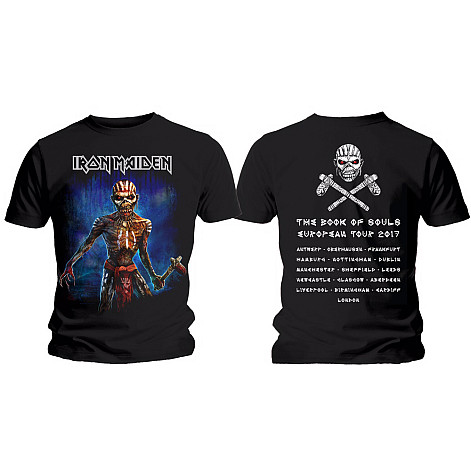Iron Maiden tričko, Axe Eddie BOS European Tour ver.2, pánske
