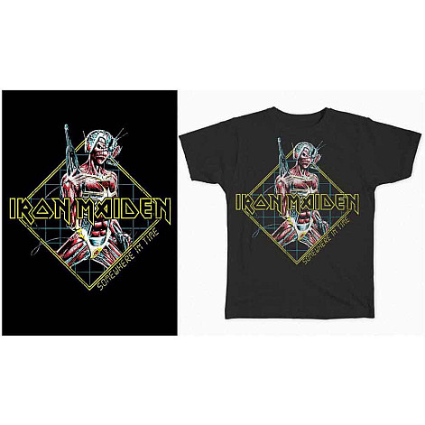 Iron Maiden tričko, Somewhere in Time Diamond Black, pánske