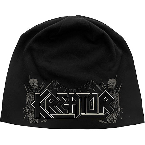 Kreator zimný čiapka, Skull & Skeletons Black, unisex