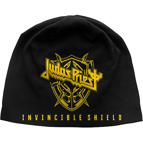 Judas Priest zimný bavlněný čiapka, Invincible Shield JD Print Black