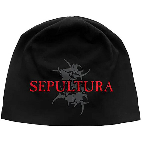 Sepultura zimný čiapka CO, Logo & Tribal S JD Print Black, unisex