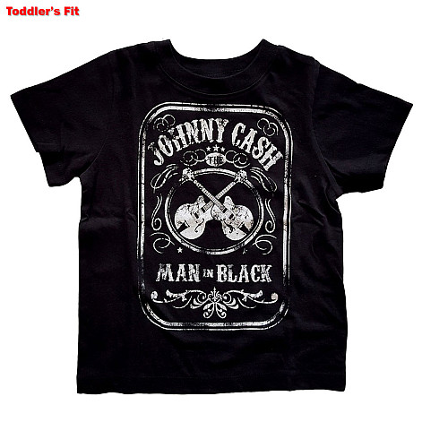 Johnny Cash tričko, Man In Black Tee Black, detské