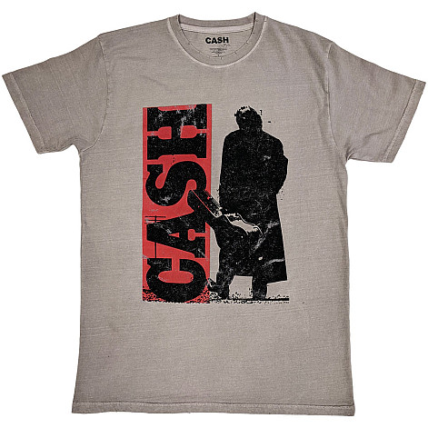 Johnny Cash tričko, Bold Silhouette Natural, pánske