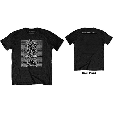 Joy Division tričko, Unknown Pleasures W/Back Print, pánske