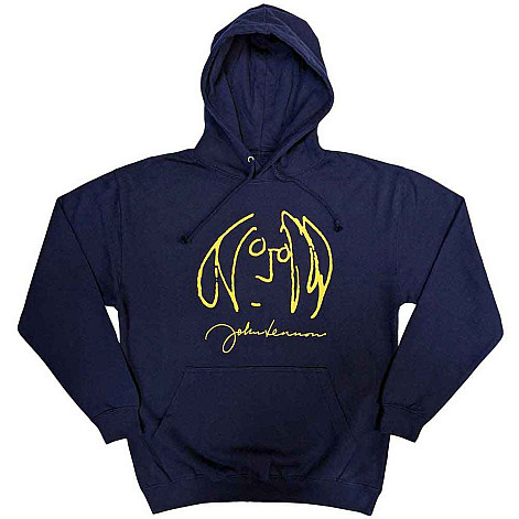 John Lennon mikina, Self Portrait Navy Blue, pánska