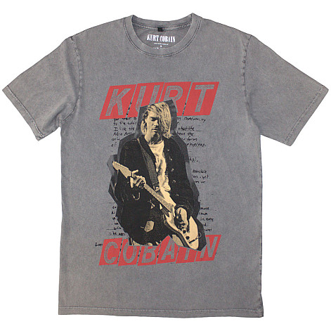 Nirvana tričko, Collage Stone Wash Grey, pánske