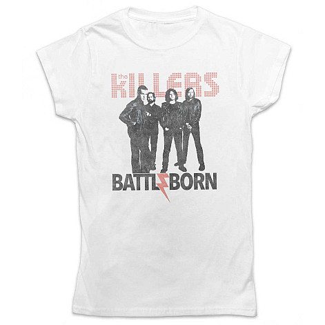 The Killers tričko, Battle Born White Girly, dámske