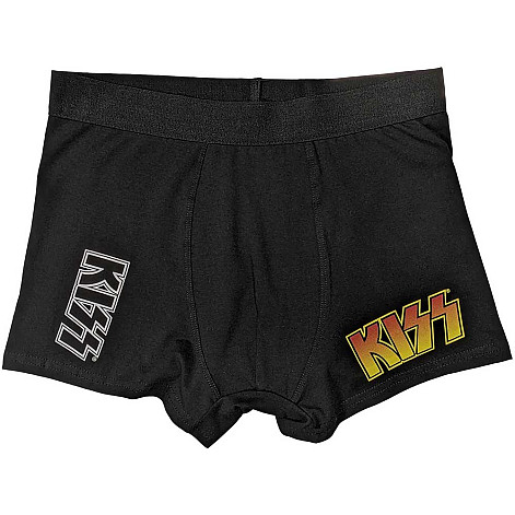 KISS boxerky CO+EA, Classic Logo Black, pánske