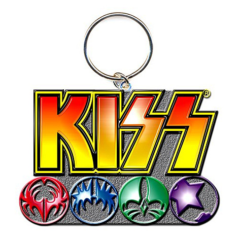 KISS kľúčenka, Logo & Icons