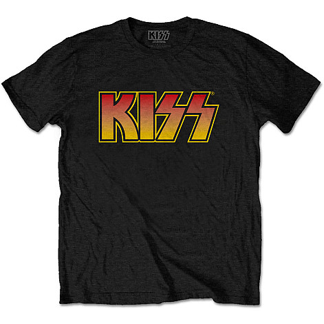 KISS tričko, Classic Logo Black, pánske