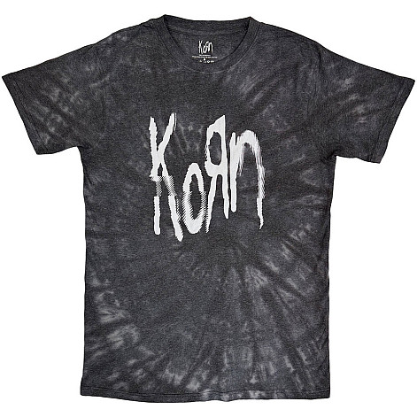Korn tričko, Spider Glitch Wash Black, pánske