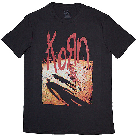 Korn tričko, Shadow Playground Charcoal Grey, pánske
