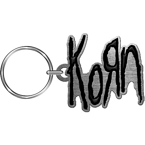 Korn kovová kľúčenka 45x45 mm, Logo Relief