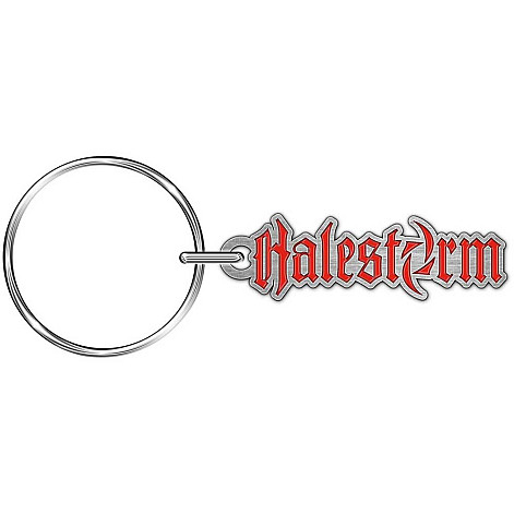 Halestorm kovová kľúčenka 45 mm, Logo Die-Cast Relief