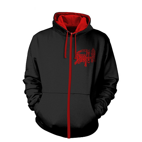 Death mikina, The Sound of Perseverance Varsity Zipped BP Black, pánska