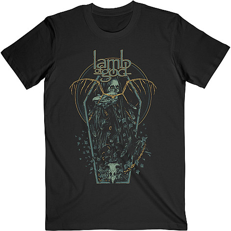 Lamb Of God tričko, Coffin Kopia Black, pánske