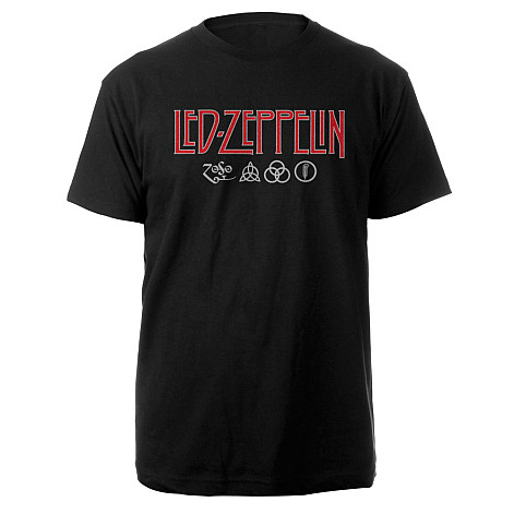 Led Zeppelin tričko, Logo & Symbols, pánske