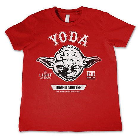 Star Wars tričko, Grand Master Yoda Red, detské