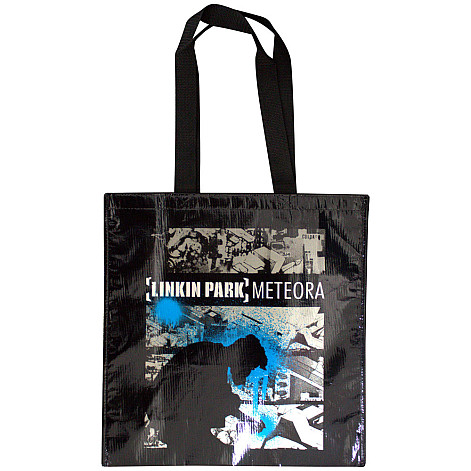 Linkin Park nákupná taška Eco PES 40x38x15 cm/120g, Meteora Black