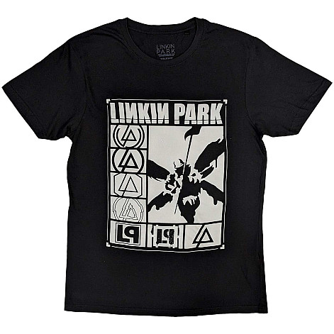 Linkin Park tričko, Logos Rectangle Black, pánske