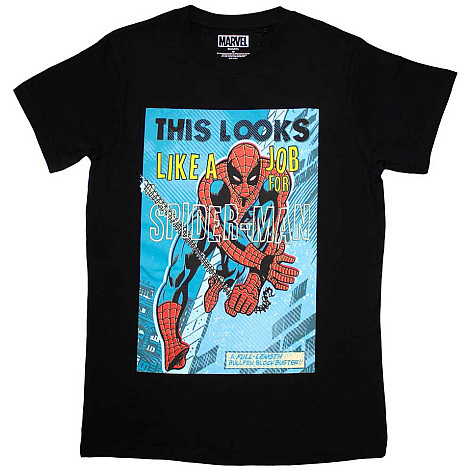 Spiderman tričko, Looks Like A Job For Spiderman Black, pánske