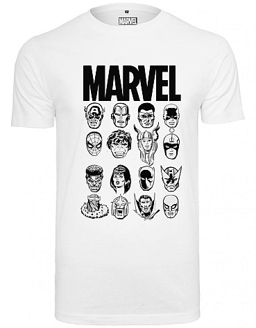 Marvel Comics tričko, Marvel Crew White, pánske