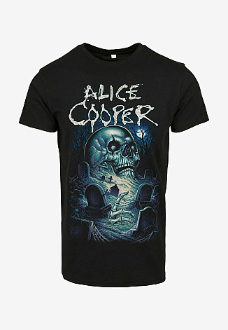 Alice Cooper tričko, Graveyard Blue Black, pánske