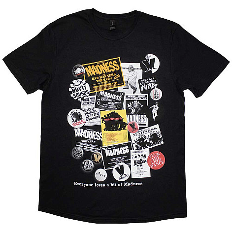 Madness tričko, Posters & Stickers Black, pánske