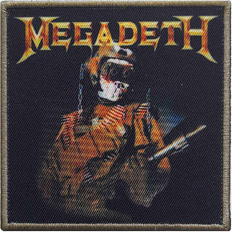 Megadeth tkaná nažehlovačka PES 100 x 100 mm, Trooper