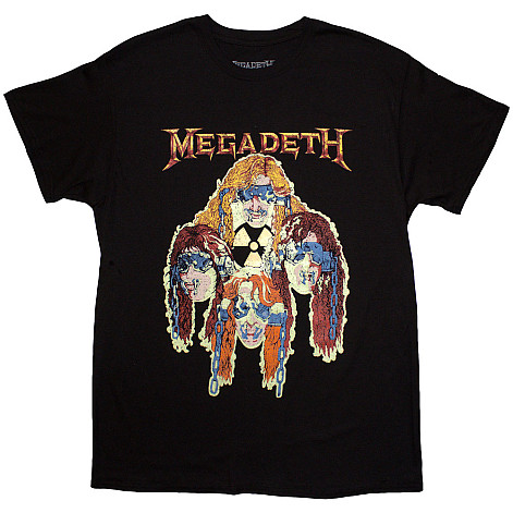 Megadeth tričko, Nuclear Glowheads Black, pánske