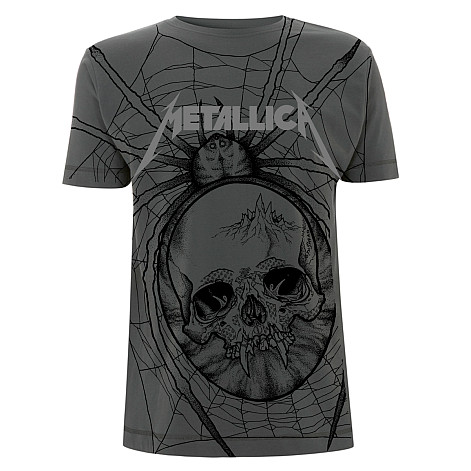 Metallica tričko, Spider Charcoal, pánske