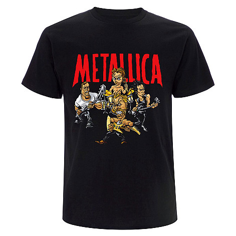 Metallica tričko, Load Chavez Cartoon Black, pánske