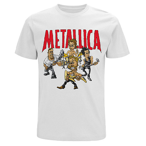 Metallica tričko, Load Chavez Cartoon White, pánske