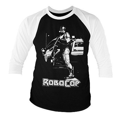 Robocop tričko dlhý 3/4 rukáv, Robocop Poster, pánske