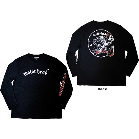 Motorhead tričko dlhý rukáv, Bomber BP Black, pánske