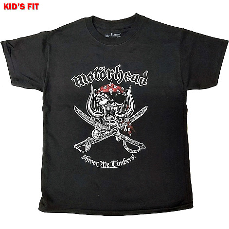 Motorhead tričko, Shiver Me Timbers Black, detské