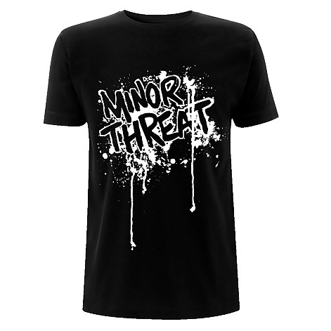 Minor Threat tričko, Drips Black, pánske