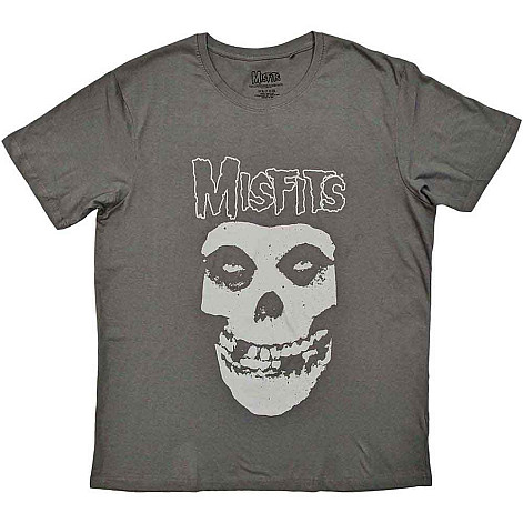Misfits tričko, Logo & Fiend Charcoal Grey, pánske