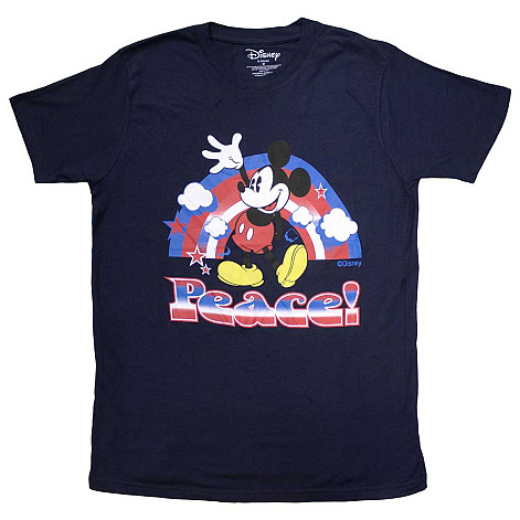 Mickey Mouse tričko, Peace Navy Blue, pánske