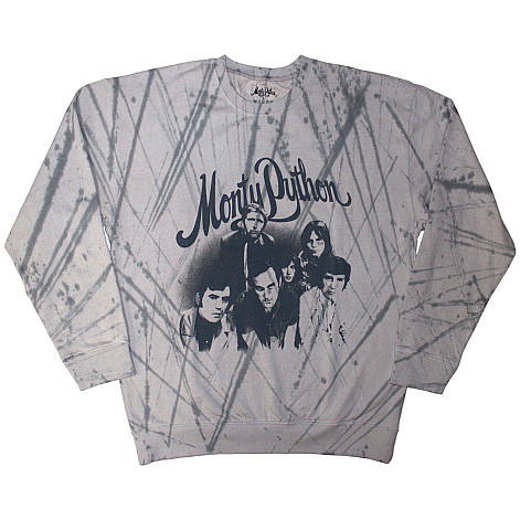 Monty Python mikina, Group Shot Sweatshirt Wash Grey, pánska