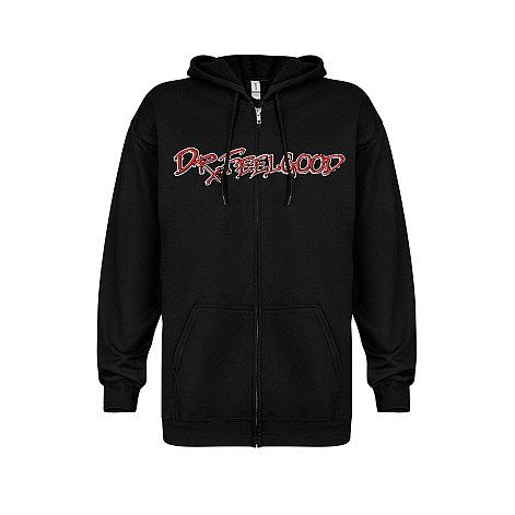 Motley Crue mikina, Dr. Feelgood Logo Zipped BP Black, pánska