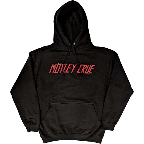 Motley Crue mikina, Distressed Logo Black, pánska