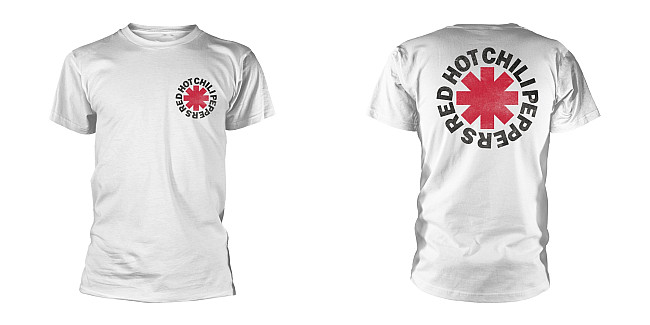 Red Hot Chili Peppers tričko, Worn Asterisk BP White, pánske