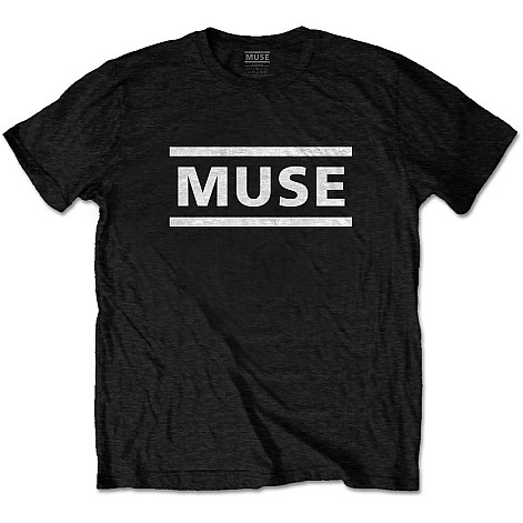 Muse tričko, White Logo Black, pánske