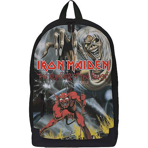 Iron Maiden batoh PES 43x30x15 cm/580 g, Number Of The Beast Black